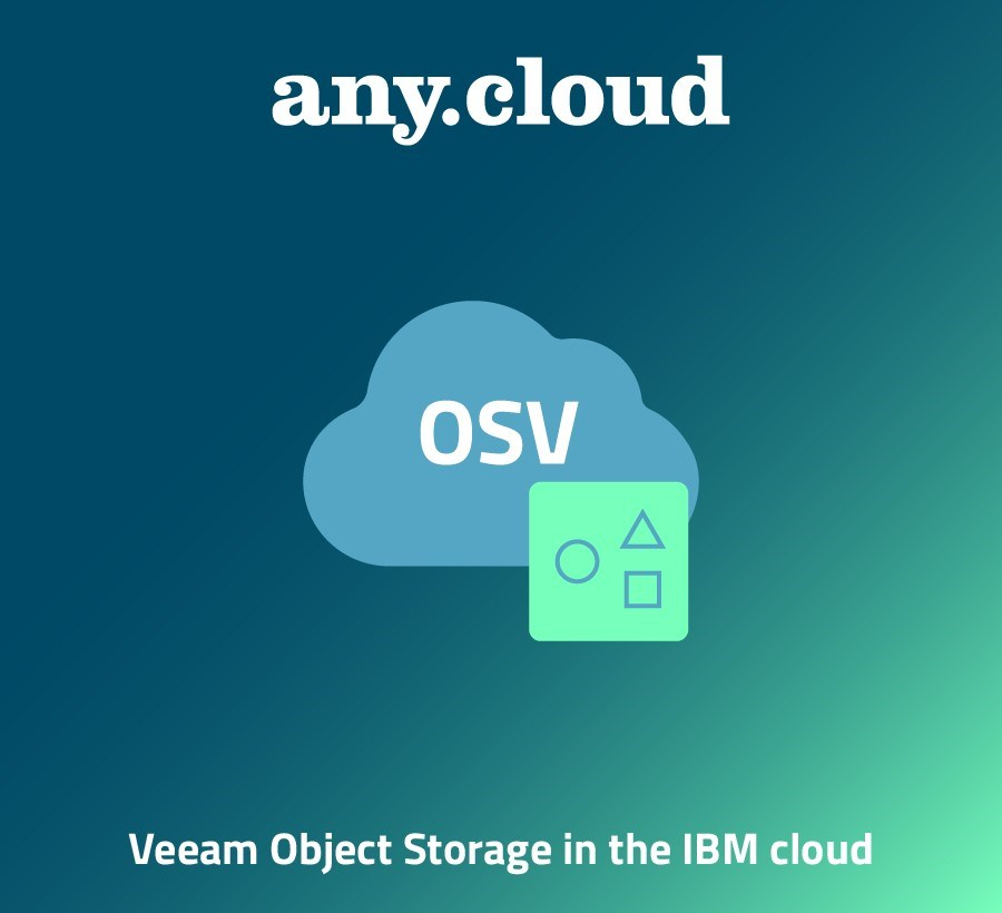 Anycloud OSV | Anycloud Object Storage for Veeam | Veeam Object Storage (1TB/1M)