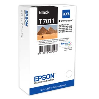 Epson WorkForce Pro WP4000,5000 series, black XXL,3400str.  [C13T70114010] - Ink cartridge