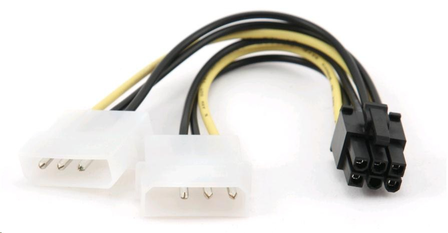 GEMBIRD Kabel napájecí interní 2x 5,25"(F) + PCI Express 6pin