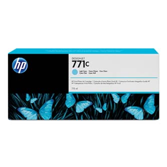 HP cartridge č.771, light cyan pro Desighnet Z6200 , 775 ml [B6Y12A] - Ink náplň//1