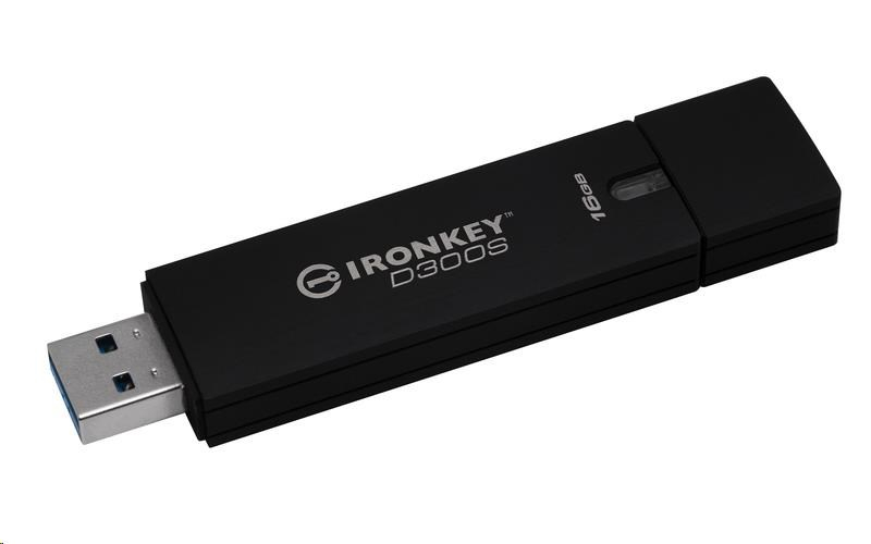 Kingston Flash Disk IronKey 16GB D300S AES 256 XTS Encrypted USB Drive