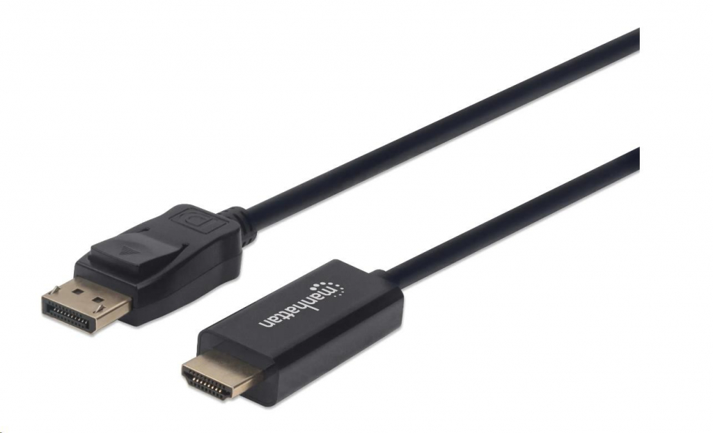 MANHATTAN Kabel DisplayPort na HDMI, 1.8m, černý