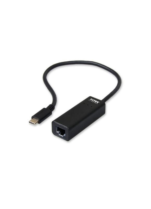 PORT konvertor USB-C / RJ-45, délka kabelu 30 cm