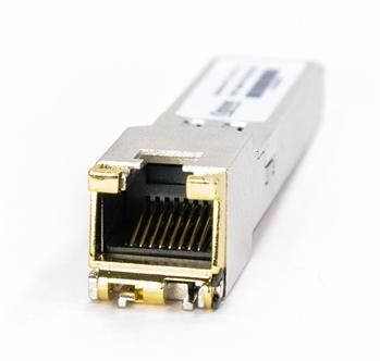 SFP+ transceiver 10Gbps, 10GBASE-T, do 30m (CAT 6A či 7), RJ-45, 0 až 70°C, FORTINET komp.