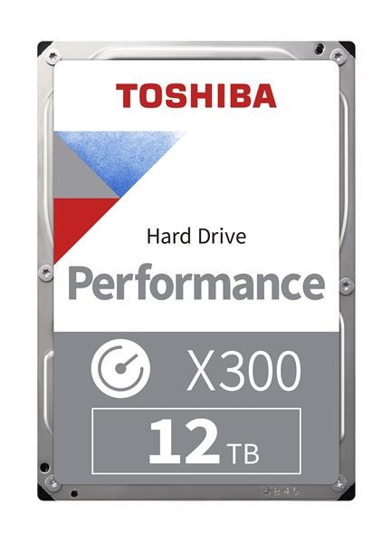 TOSHIBA HDD X300 Performance 12TB, SATA III, 7200 rpm, 256MB cache, 3,5", BULK