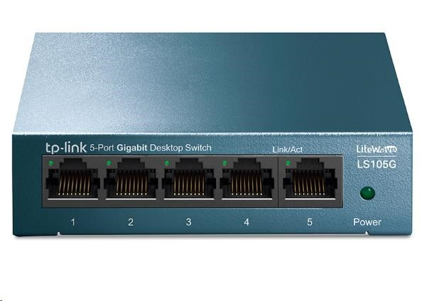 TP-Link LiteWave switch LS105G (5xGbE, fanless)