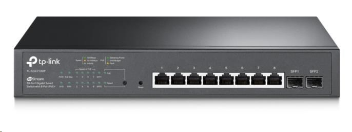 TP-Link OMADA JetStream switch SG2210MP (8xGbE, 2xSFP, 8xPoE+, 150W)