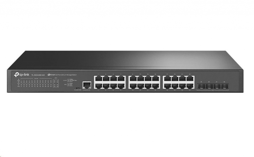 TP-Link OMADA JetStream switch SG3428X-M2 (24x2,5GbE, 4xSFP+, 2xconsole)