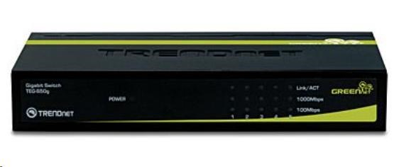 TRENDnet 5port Gigabit GREENnet Switch 10/100/1000 kovový