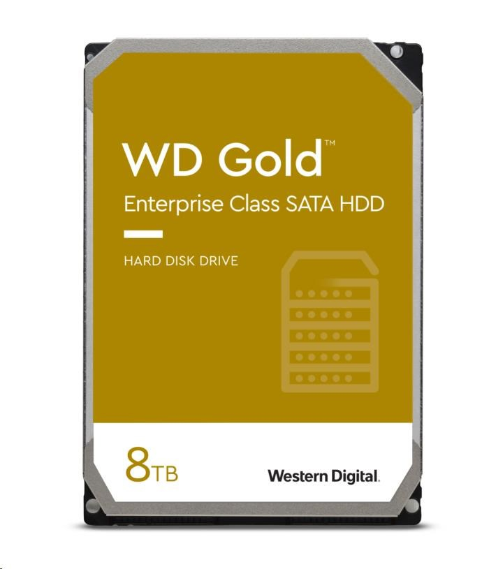 WD GOLD WD8005FRYZ 8TB SATA/ 6Gb/s 256MB cache 7200 ot., CMR, Enterprise