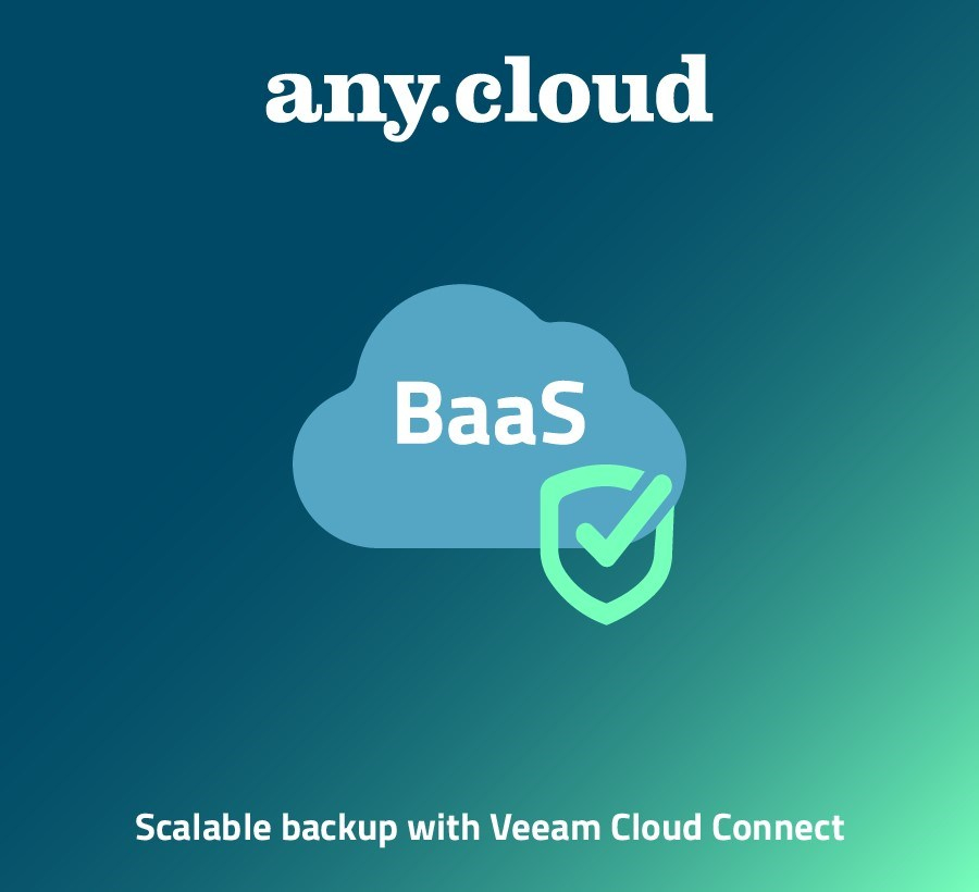 Anycloud BaaS | BaaS for Veeam Agent for Servers (1SRV/12M)