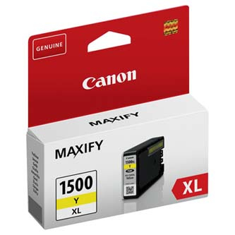 Canon originální ink 1500XL, yellow, 12ml, 9195B001, high capacity, MAXIFY MB2050//1