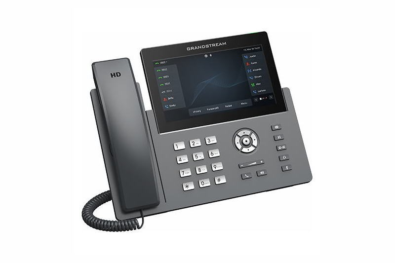 Grandstream GRP2670 SIP telefon, 12 linek, 6 SIP účtů, 7" displej, Wi-Fi, Bluetooth, 2 x RJ45 10/100/1000 Mbps