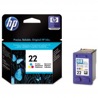 HP 3-barevná  cartridge č. 22, 5 ml [C9352A] - Ink náplň//1
