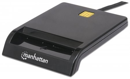 MANHATTAN Čtečka čipových karet, USB, kontaktní externí