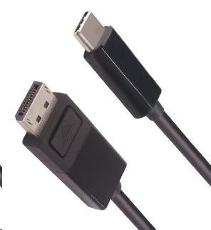 PremiumCord kabel USB-C male na DP1.4 8K DisplayPort male 2m