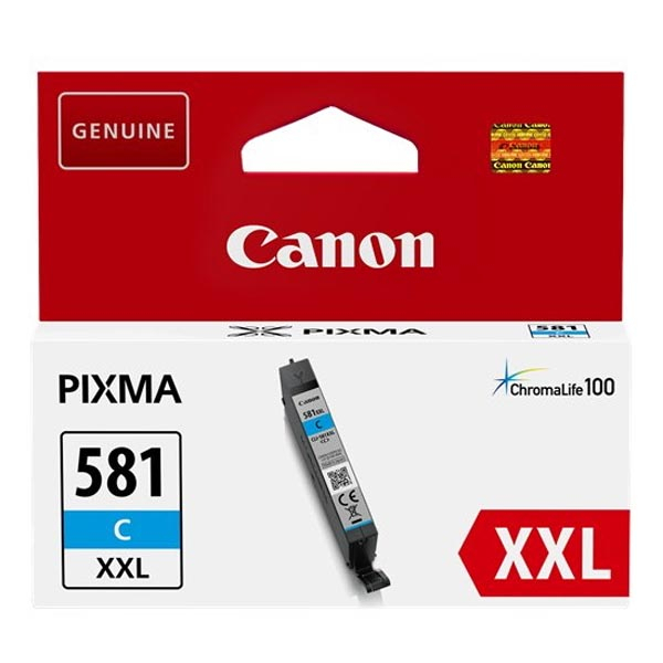Canon originální ink CLI-581C XXL, cyan, 11.VIIml, [1995C001], very high capacity//1