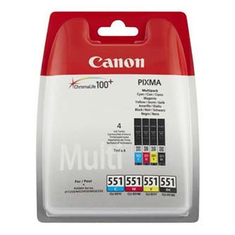 Canon Pixma ip7520, MG5450,MG6350, 4x7ml CMYK, CLI551 [6509B008] - Ink cartidge