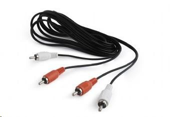 GEMBIRD Kabel přípojný 2xcinch/2xcinch, 5m, audio