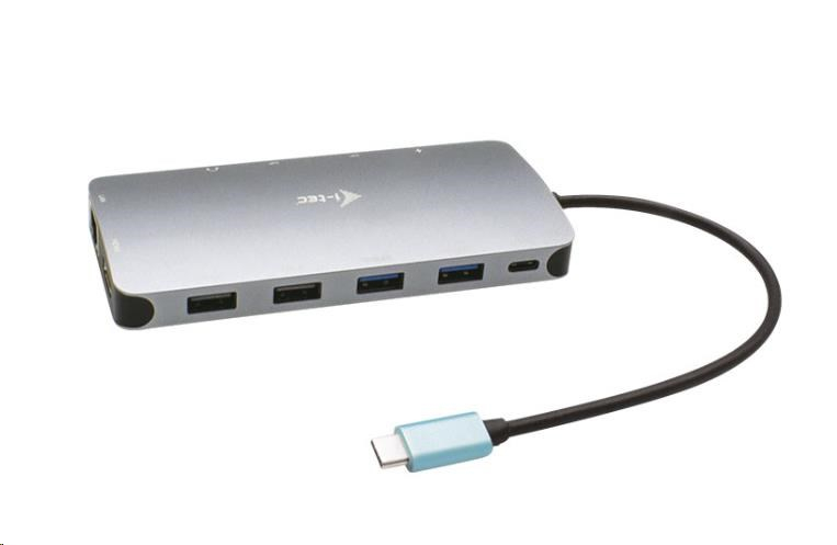 i-tec USB-C Metal Nano 3x Display Docking Station, Power Delivery 100 W