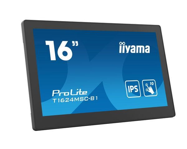 iiyama ProLite T1624MSC-B1, 39.6 cm (15,6''), Projected Capacitive, 10 TP, Full HD, black