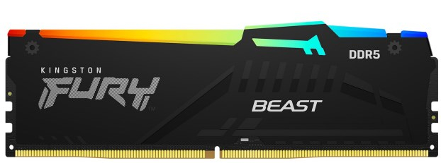 KINGSTON DIMM DDR5 128GB (Kit of 4) 5200MT/s CL40 FURY Beast RGB XMP