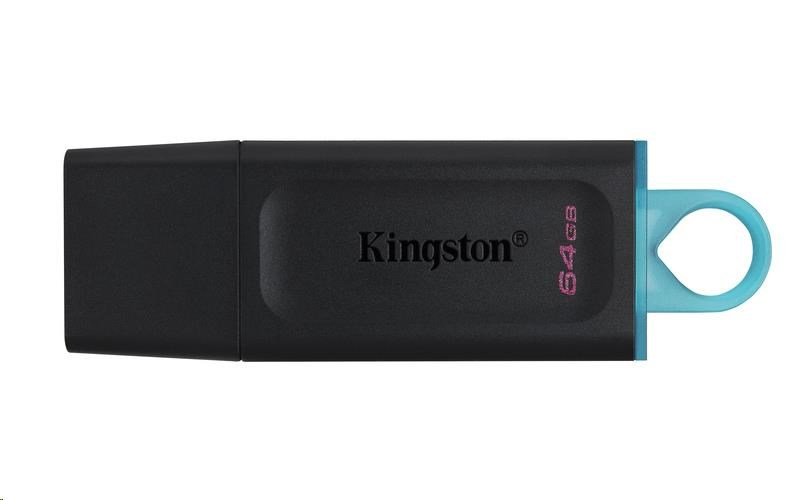 Kingston Flash Disk 64GB USB3.2 Gen 1 DataTraveler Exodia (Black + Teal)
