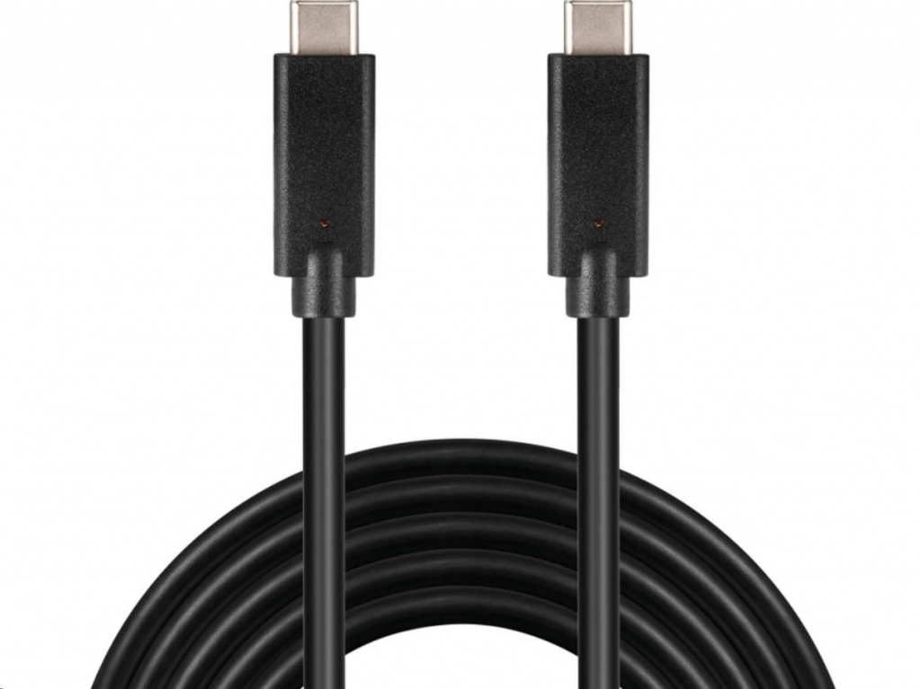 PREMIUMCORD USB-C kabel ( USB 3.1 generation 2, 3A, 10Gbit/s ) černý, 0,5m