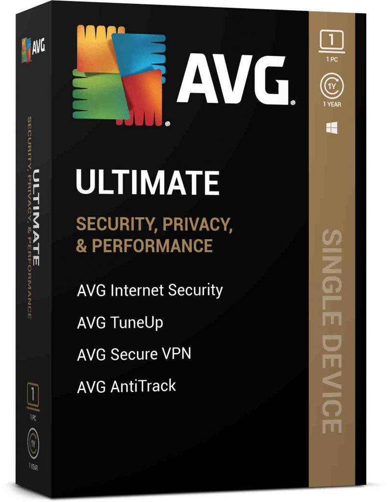 _Prodloužení AVG Ultimate pro Windows 1 zařízení na 12 měsíců