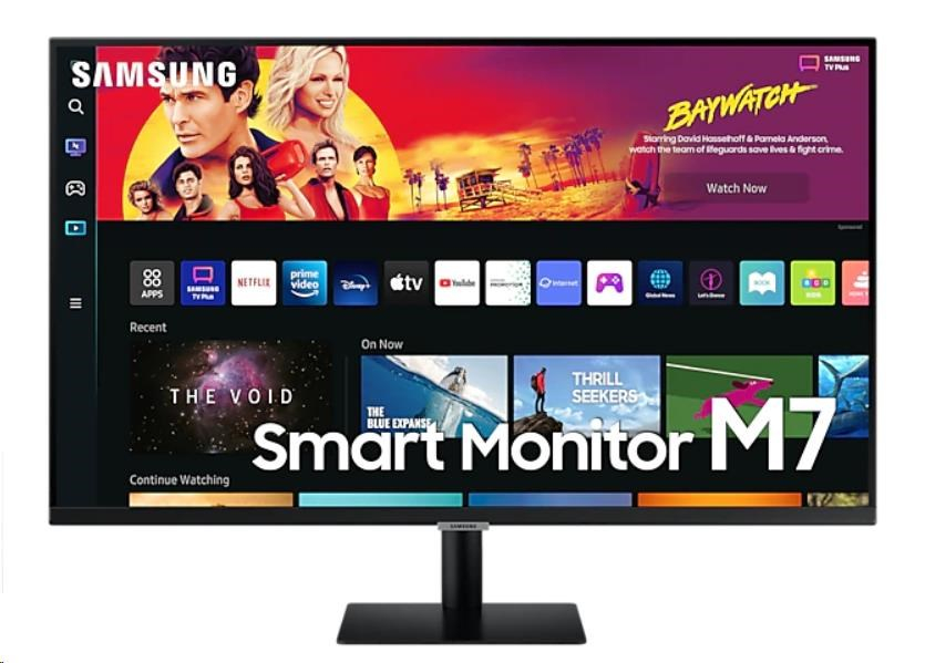 SAMSUNG MT LED LCD Smart Monitor 32" LS32BM700UUXEN-plochý,VA,3840x2160,4ms,60HZ,HDMI,USB-C,BT,Wifi,reproduktory