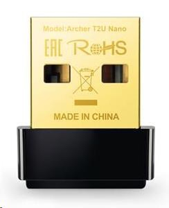 TP-Link Archer T2U Nano WiFi5 USB adapter (AC600,2,4GHz/5GHz,USB2.0)