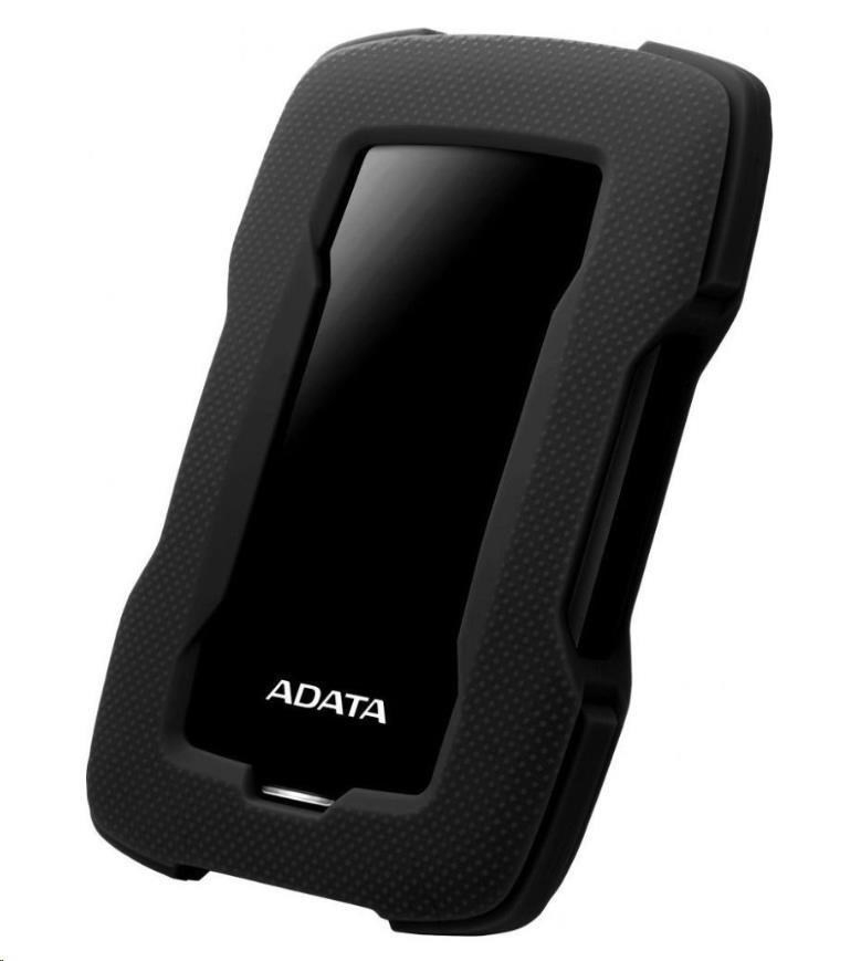 ADATA Externí HDD 2TB 2,5" USB 3.1 HD330, BLACK COLOR BOX, černý (gumový, nárazu odolný)