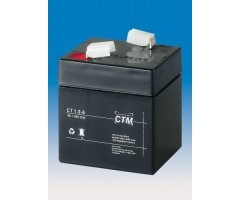 Baterie - CTM CT 6-1 (6V/1Ah - Faston 187), životnost 5let