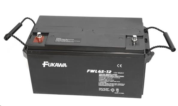 Baterie - FUKAWA FWL 65-12 (12V/65 Ah - M6), životnost 10let