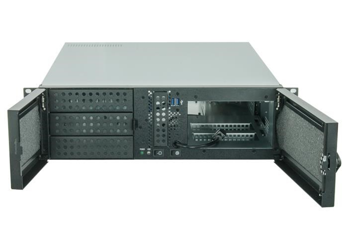 CHIEFTEC skříň Rackmount 3U ATX/mATX, UNC-310A-B, zdroj PSF-400B (400W)