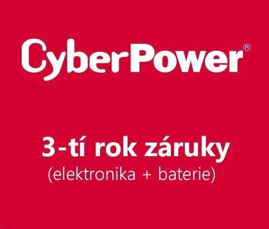 CyberPower 3. rok záruky pro BR1000ELCD, BR1000ELCD-FR