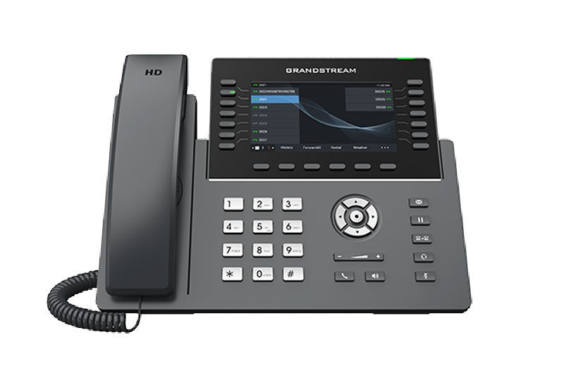 Grandstream GRP2650 SIP telefon, 14 linek, 6 SIP účtů, GDMS, RJ9, PoE, Wi-Fi, Bluetooth, reproduktor