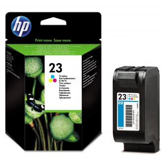 HP 3-barevná cartridge č. 23, 30 ml [C1823D] - Ink náplň