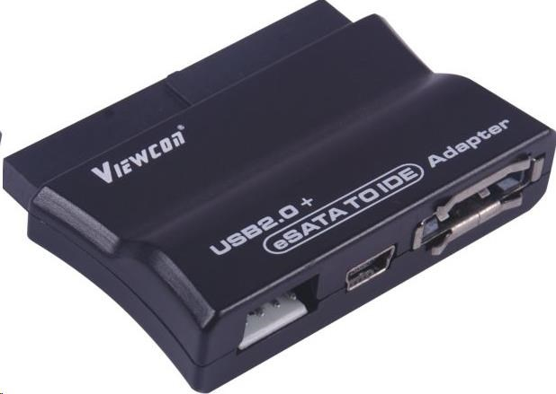 PREMIUMCORD USB 2.0 + eSATA na IDE adaptér s kabelem, napájecí adaptér