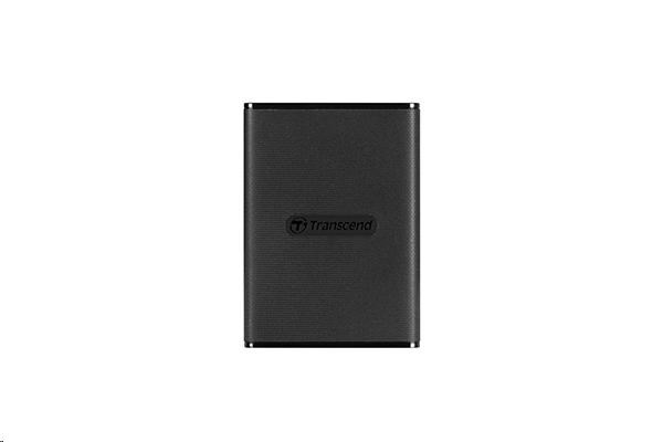 TRANSCEND externí SSD ESD270C 500GB, Portable, USB 3.1 Gen.2, Type C & A, two cables 520/460 MB/s, black/černá