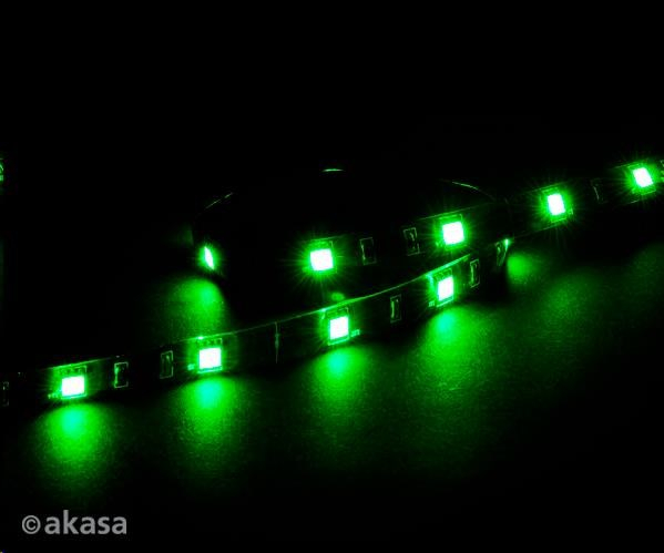 AKASA LED pásek Vegas M, magnetický, 50cm, zelený