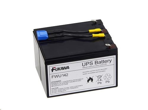Baterie - FUKAWA FWU-142 náhradní set baterií za APCRBC142 (12V/9Ah, 2ks)