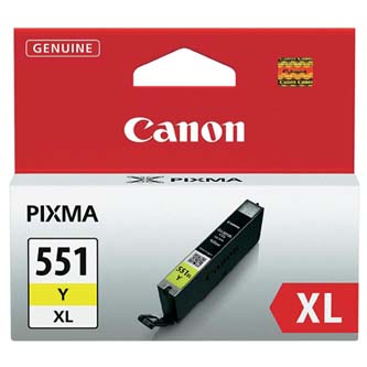 Canon ip7520, MG5450, CLI551Y XL, yellow, 660 str., 11 ml, [6446B001] - Ink cartridge//1