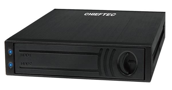 CHIEFTEC ATM-1322S-RD 1x 3,5" bay for 2x 2,5" HDD/SDD, RAID converter, SATA Backplane