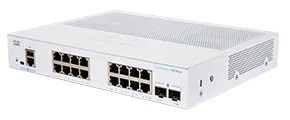 Cisco switch CBS350-16T-2G-EU (16xGbE,2xSFP,fanless) - REFRESH