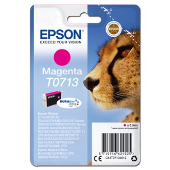 Epson D78, DX4000, 5000, 5050, 6000, 6050, magenta [C13T07134012] - Ink náplň, ks