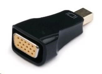 GEMBIRD Redukce mini DisplayPort - VGA (M/F, černá)