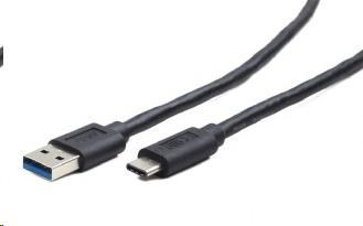 GEMBIRD USB 3.0 AM na Type-C kabel (AM/CM), 1m, černý