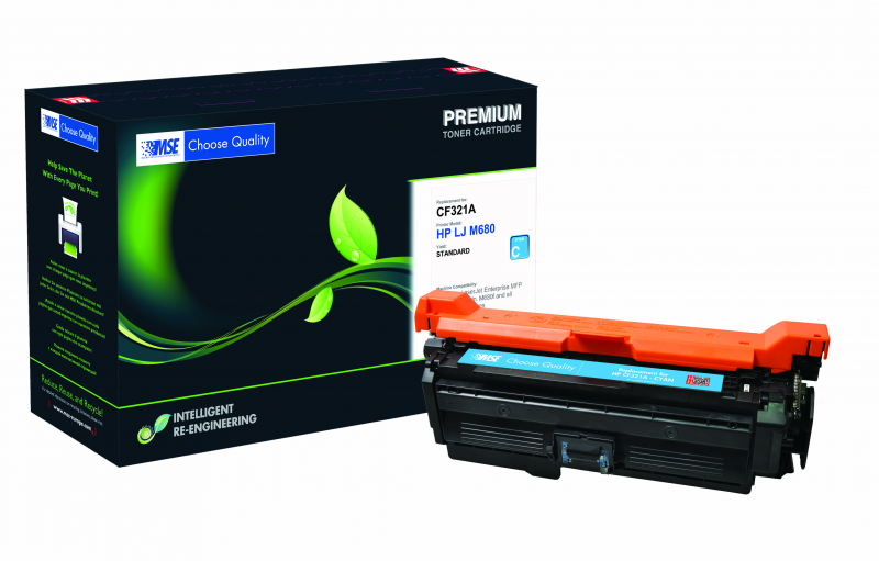 HP Color LaserJet  M680DN, M680z, cyan; 16500 str., č. 653A [CF321A] MSE  toner//2