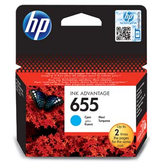 HP cyan cartridge č. 655, 600str.  [CZ110AE] - Ink náplň//1